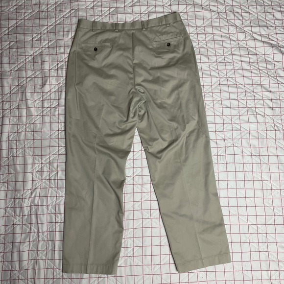 Brooks Brothers Advantage Chino Hudson Light Weight Mens Khaki Pants W36 L30 - Picture 10 of 11